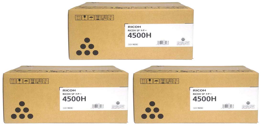 Amazon | RICOH IPSiO SP トナー 4500H 600544 純正品 3本セット